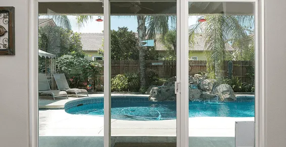 Sliding Glass Doors by Hamilton Exteriors in the Bay Area