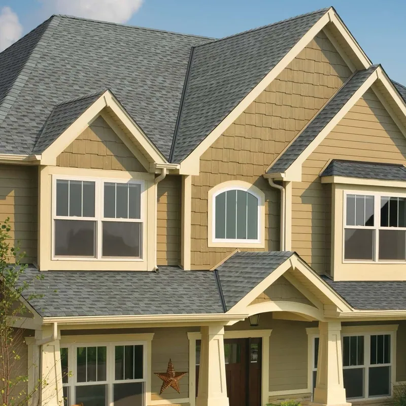 Pewter Gray asphalt shingle roof